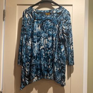 🥳Ruby Rd 3/4 sleeve top. Size Large